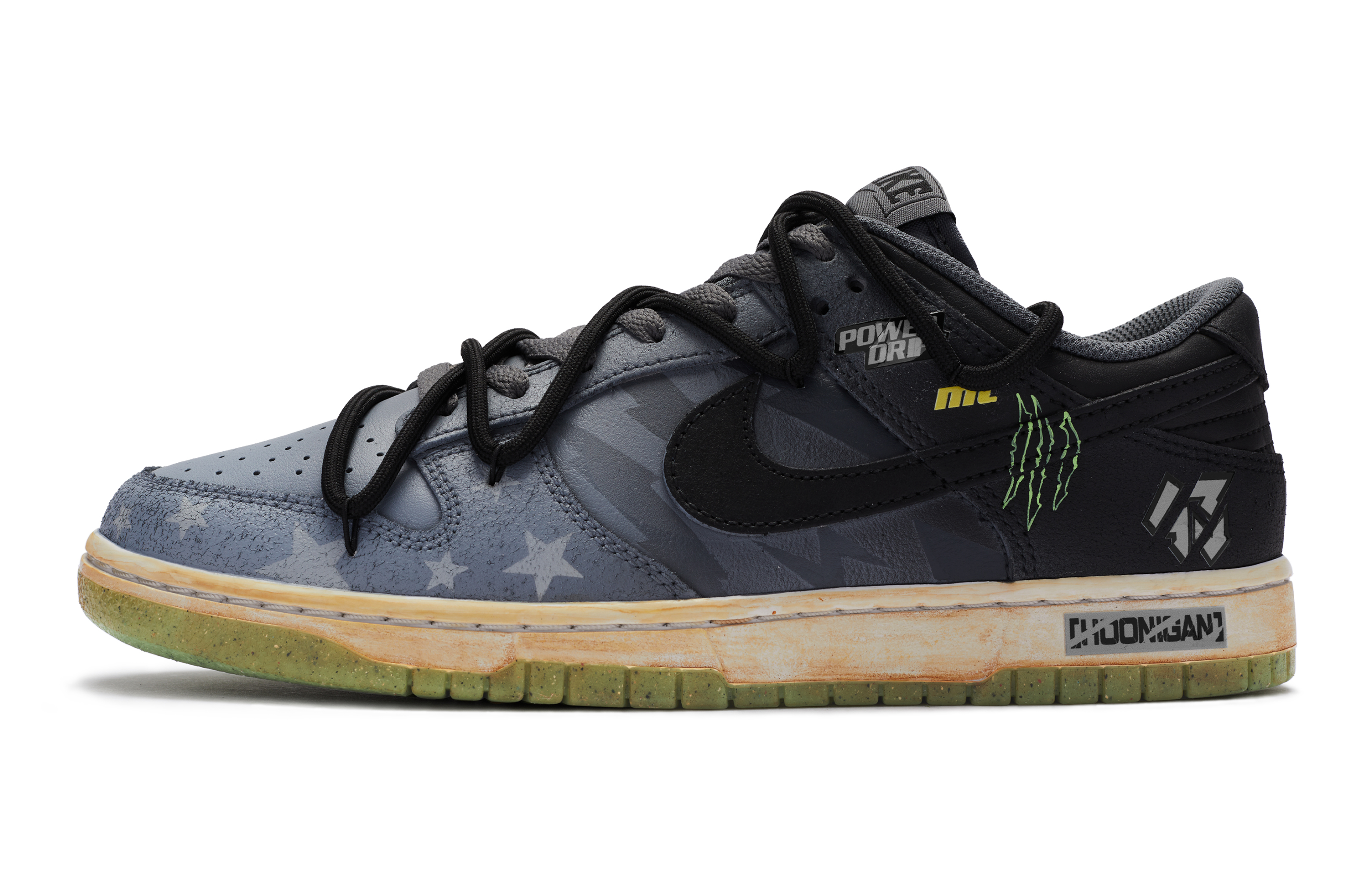 Buy [Sepatu Custom] Nike Dunk Low SE 'Racer Theme Victory Scratch' DQ6215-001(TeamR-女款抓痕)