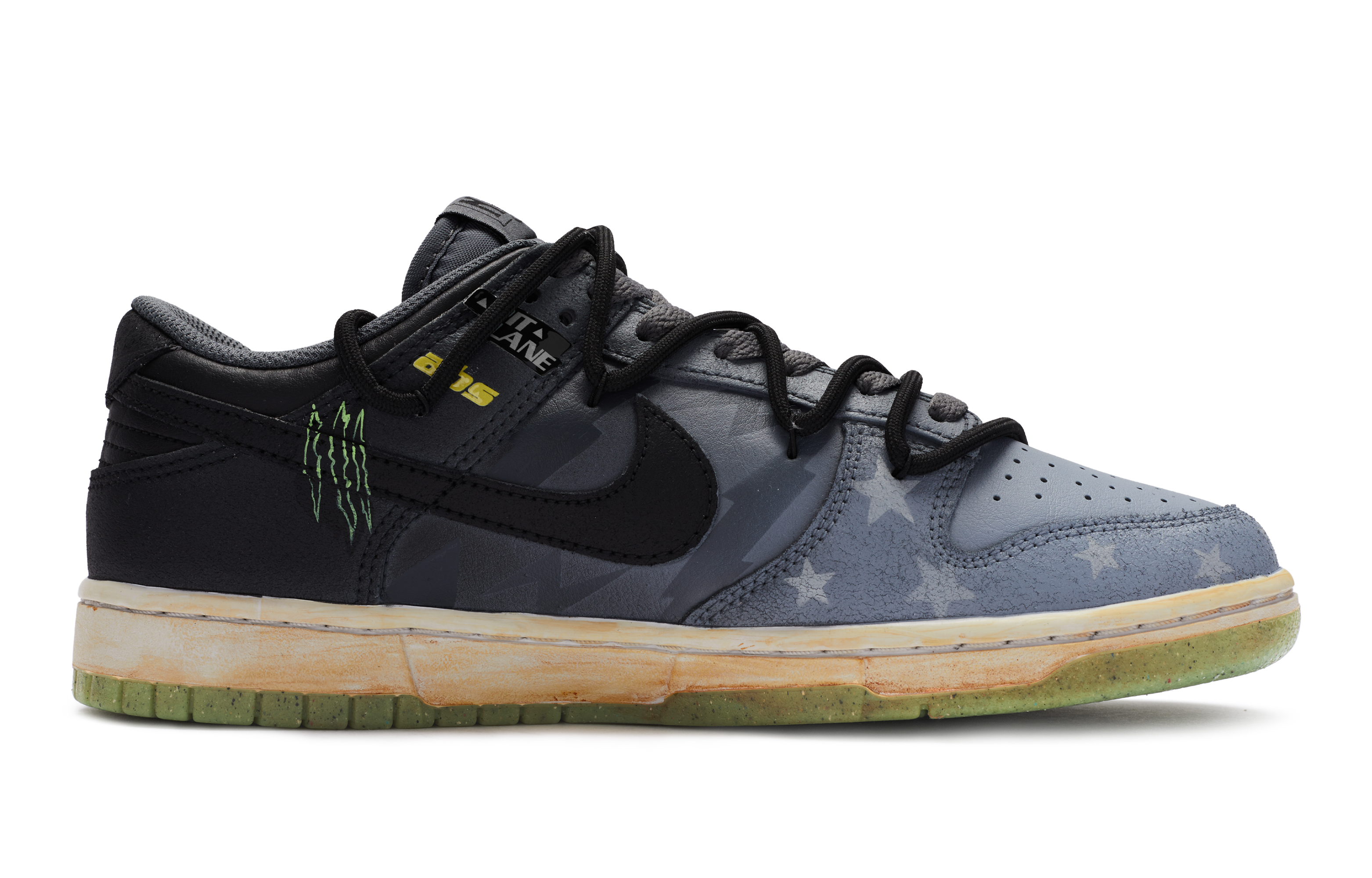 Order [Sepatu Custom] Nike Dunk Low SE 'Racer Theme Victory Scratch' DQ6215-001(TeamR-女款抓痕)