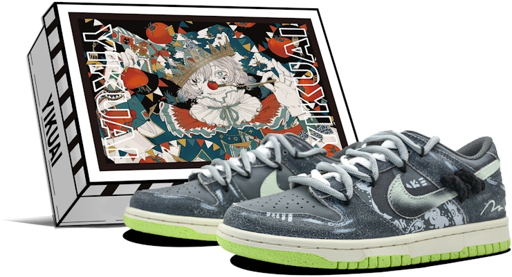 나이키 덩크 로우 SE '록앤롤 그레이 그린' (커스텀) DQ6215-001-459169 Buy 나이키 덩크 로우 SE '록앤롤 그레이 그린' (커스텀) DQ6215-001-459169