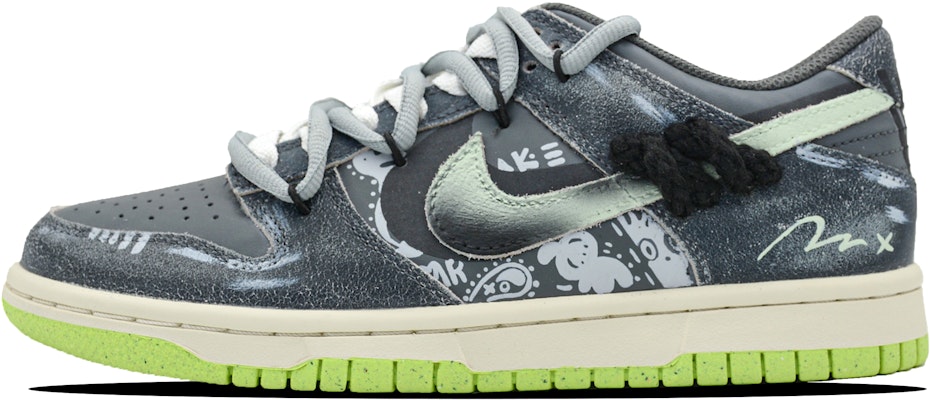 나이키 덩크 로우 SE '록앤롤 그레이 그린' (커스텀) DQ6215-001-459169 Order 나이키 덩크 로우 SE '록앤롤 그레이 그린' (커스텀) DQ6215-001-459169