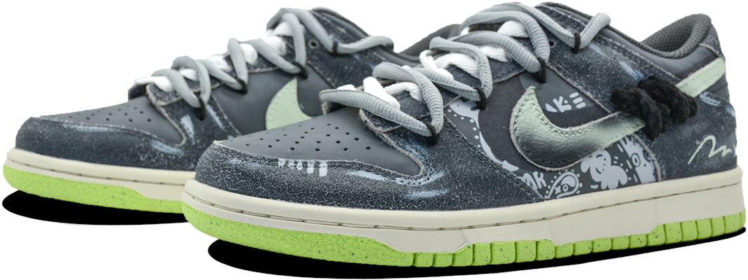 나이키 덩크 로우 SE '록앤롤 그레이 그린' (커스텀) DQ6215-001-459169 Shop 나이키 덩크 로우 SE '록앤롤 그레이 그린' (커스텀) DQ6215-001-459169
