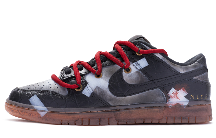 Buy [Zapatillas Personalizadas] Nike Dunk Low SE 'Sin City' DV1024-010(TeamR-罪恶之城-男款-黑白）