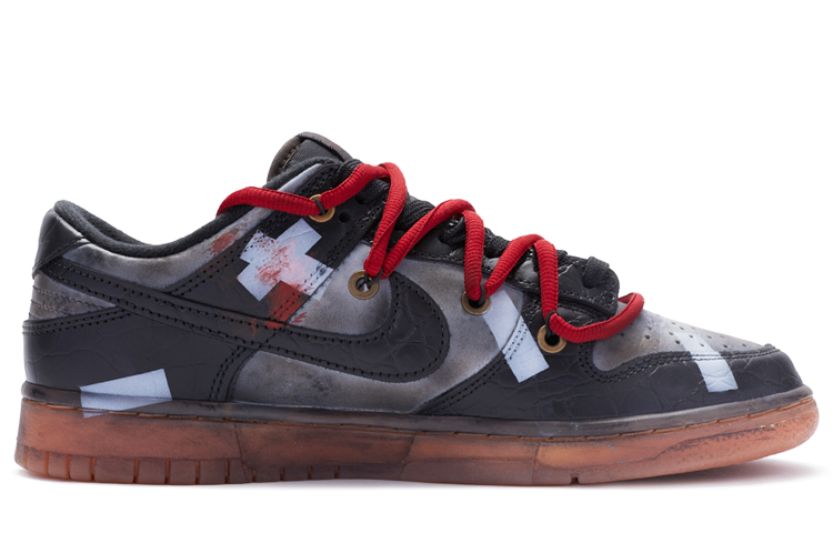Order [Zapatillas Personalizadas] Nike Dunk Low SE 'Sin City' DV1024-010(TeamR-罪恶之城-男款-黑白）