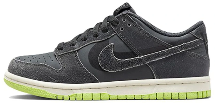 【定製球鞋】Nike Dunk Low SE 美式復古 潑墨綠 做舊 手繪噴繪 低筒 板鞋 GS 灰綠 Purchase 【定製球鞋】Nike Dunk Low SE 美式復古 潑墨綠 做舊 手繪噴繪 低筒 板鞋 GS 灰綠
