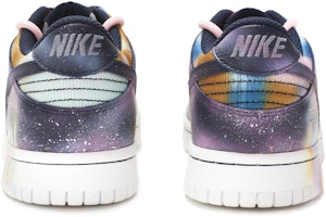 【定製球鞋】 Nike Dunk Low SE 解構鞋帶 噴繪星空 低幫 板鞋 GS 紫藍黃 Shop 【定製球鞋】 Nike Dunk Low SE 解構鞋帶 噴繪星空 低幫 板鞋 GS 紫藍黃