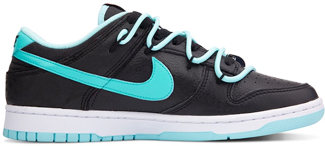 【客製化球鞋】Nike Dunk Low SE Tiffany 藍 愛心 休閒 低筒 板鞋 GS 黑藍 Order 【客製化球鞋】Nike Dunk Low SE Tiffany 藍 愛心 休閒 低筒 板鞋 GS 黑藍