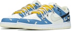 Lookbook Zapatillas Nike Dunk Low Caja Especial 'Graffiti Azul Amarillo' DJ6188-100(TeamA-DK致富嘴巴男S-BOX)