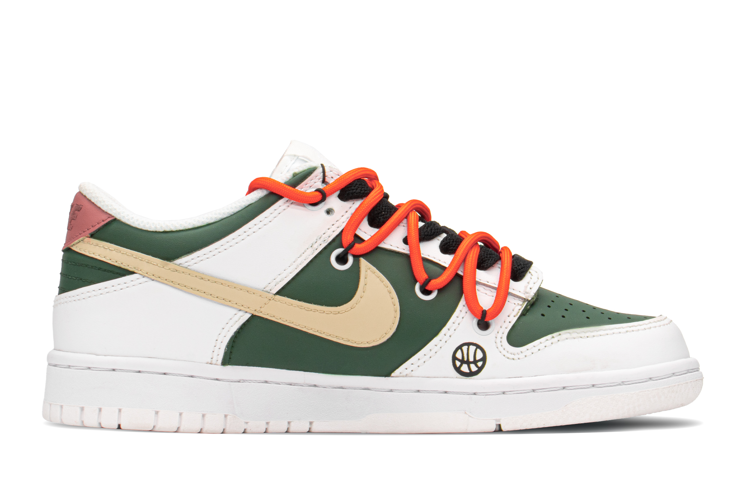 Order [Kasutan Kasut] Nike Dunk Low Kotak Khas 'Getaran Bola Keranjang Dikonstruksi' DH9765-100(TeamA-DK复古篮球女S-BOX)