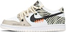 Buy 【定制球鞋】Nike Dunk Low特别版 '卡其熊猫' '斑马爱解构' DH9765-100(TeamA-DKL斑马纹女S-BOX)