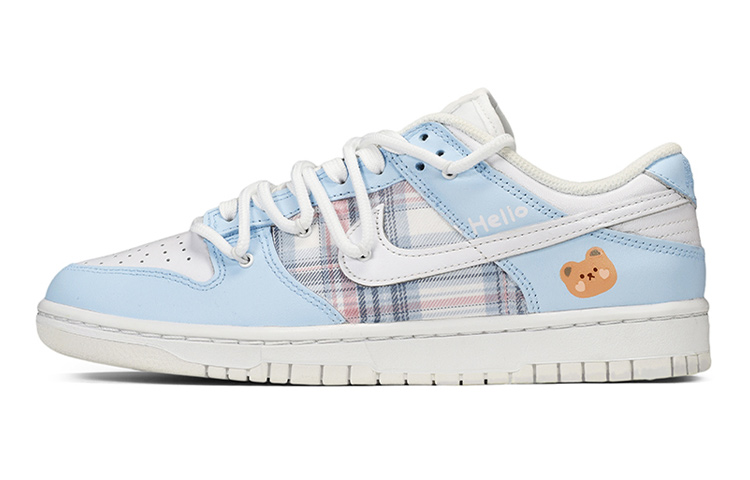 Buy Zapatillas Nike Dunk Low 'Plaid Patchwork Gift' - Edición Especial DH9765-100(TeamE-女款格纹贴布S-BOX)