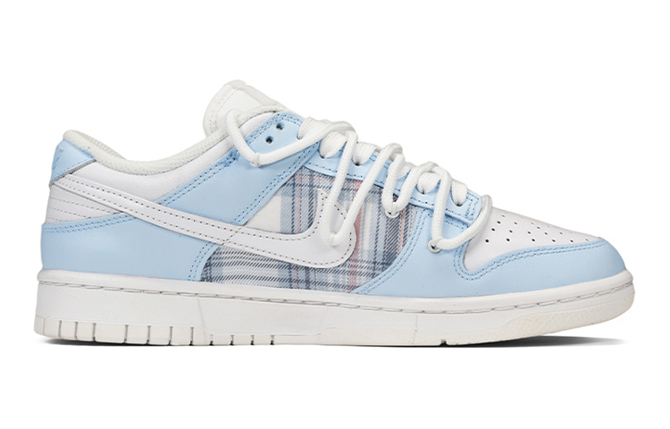 Order Zapatillas Nike Dunk Low 'Plaid Patchwork Gift' - Edición Especial DH9765-100(TeamE-女款格纹贴布S-BOX)