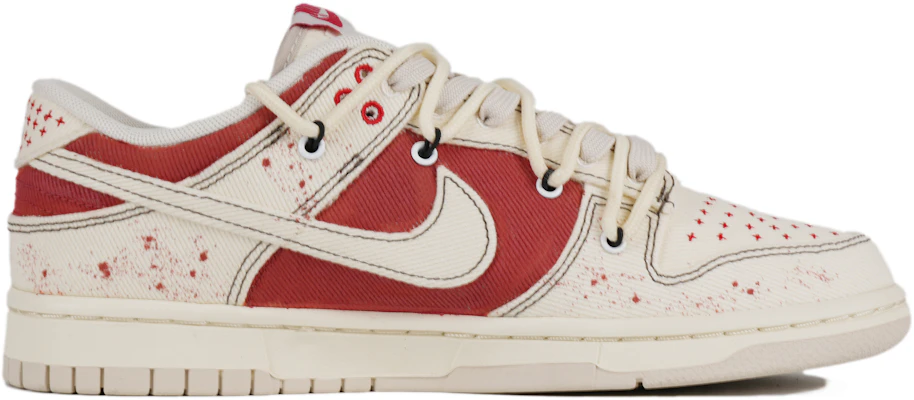 Zapatillas Nike Dunk Low Caja Especial 'Sunset Crimson Deconstruidas' DV0834-100-466111 Lookbook Zapatillas Nike Dunk Low Caja Especial 'Sunset Crimson Deconstruidas' DV0834-100-466111