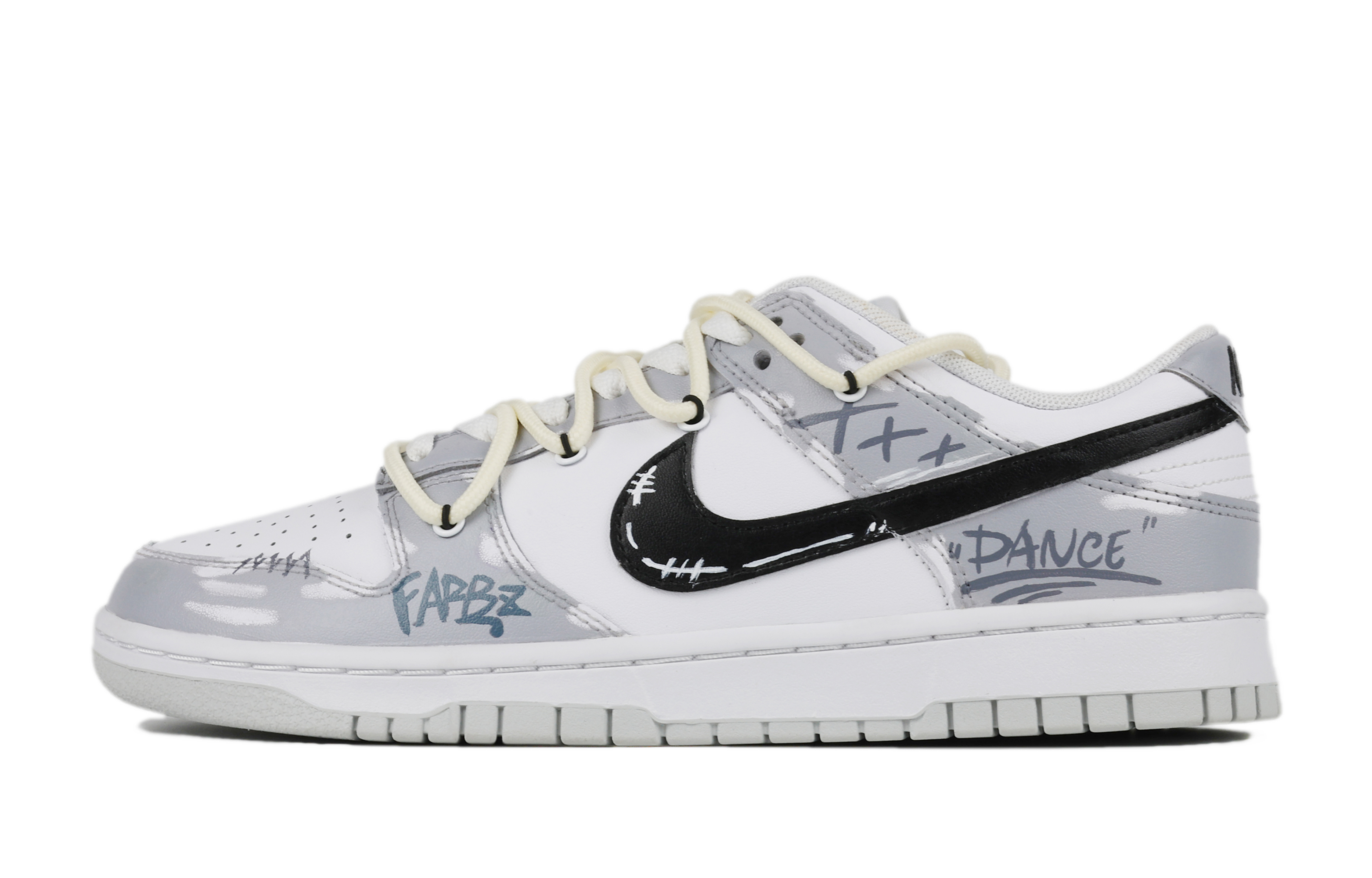 Order 【定製球鞋】Nike Dunk Low 青澀 特殊禮盒 胖小匠定製 解構風 防滑減震 低筒 板鞋 男款 黑白灰