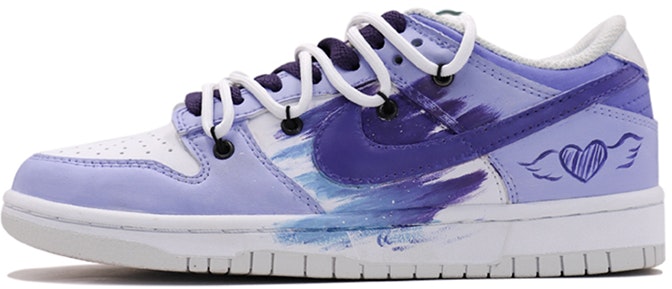 custom-shoes-nike-dunk-low-with-double-laces-vibe-light-purple