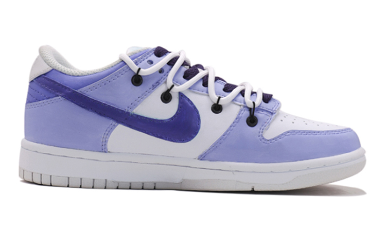 Order [Kasut Tersuai] Nike Dunk Low dengan Tali Berganda 'Vibe Ungu Terang' DH9765-100(TeamS-耐克紫色爱心)