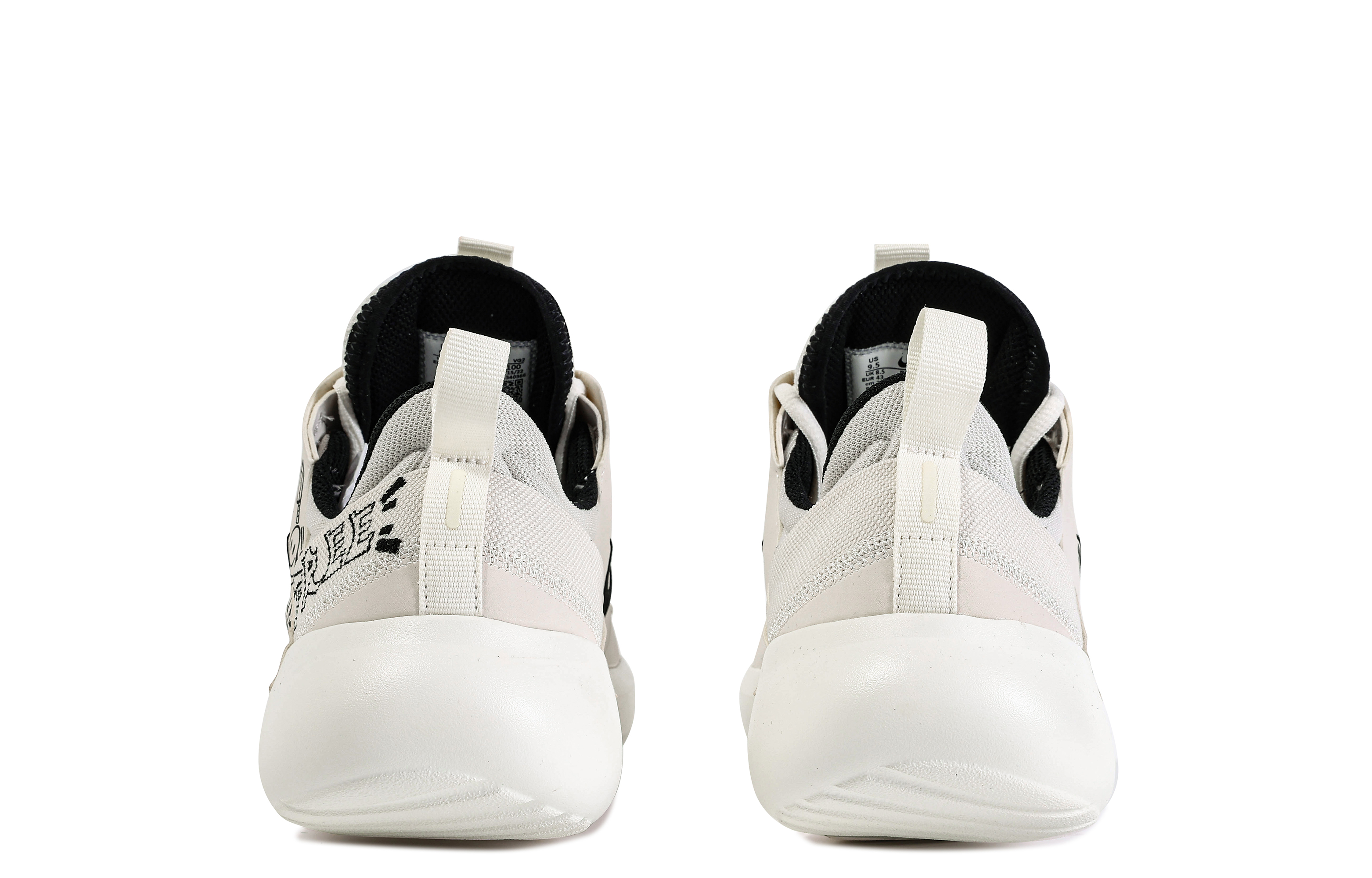 Shop 【客製球鞋】Nike E-Series AD 達文西客製 小世界 塗鴉 簡約 百搭 耐磨防滑 低筒 生活休閒鞋 男款 白黑