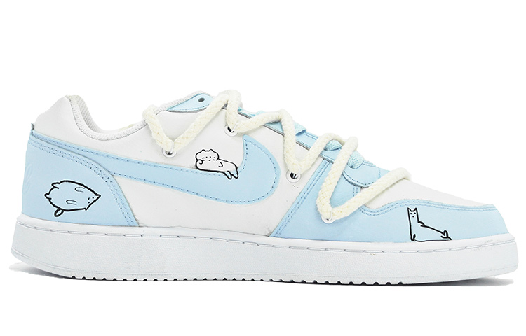 Order Zapatillas Nike Ebernon 'Menta Helada La Vida de Mi Gato' AQ1775-100(Team14-男款猫咪S-BoxQD)