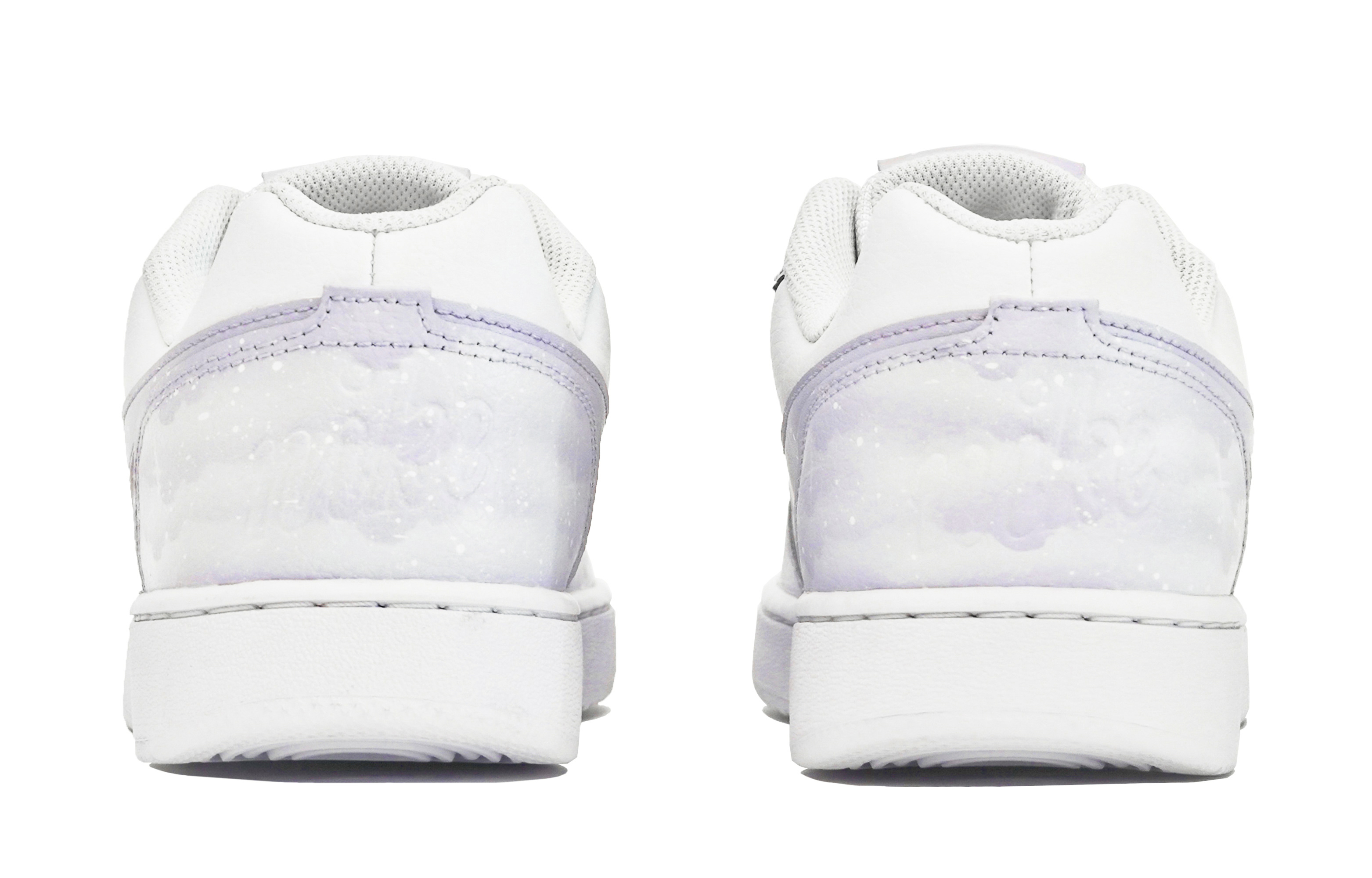 Shop 【客製球鞋】Nike EBERNON ABLOODING 星空系列 紫色星空 星雲極星 星辰大海 薰衣草 低幫 板鞋 男款 香芋紫