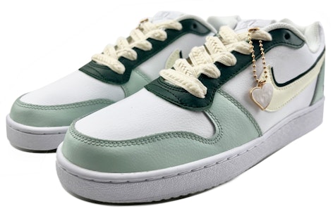 【定制球鞋】Nike EBERNON Low 愛心 牛油果 清新 低幫 板鞋 男款 綠黃 Lookbook 【定制球鞋】Nike EBERNON Low 愛心 牛油果 清新 低幫 板鞋 男款 綠黃