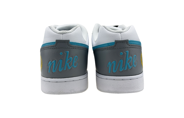 Purchase [Sepatu Custom] Nike Ebernon Low 'Portal Energi Biru Abu-abu' AQ1775-100(Team叁-男款NE回到未来)