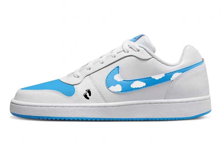 [Custom Shoes] Nike Ebernon Low 'Blue White Cloud' AQ1775-102-450399