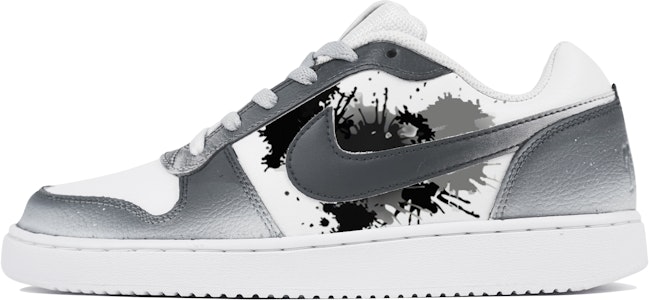 【訂製球鞋】 Nike EBERNON Low 玖製 中國風 漸變 山水畫 水墨風 潑墨 輕訂製 低幫 板鞋 男款 白灰 Buy 【訂製球鞋】 Nike EBERNON Low 玖製 中國風 漸變 山水畫 水墨風 潑墨 輕訂製 低幫 板鞋 男款 白灰