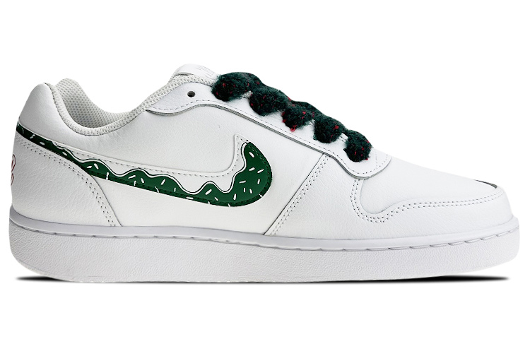 Order Zapatillas Nike Ebernon Low "Navidad Graffiti" AQ1775-100(Team叁-男款NE圣诞绿S-BOX)