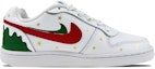 Order 【定製球鞋】Nike EBERNON 是在玩鞋 雙勾 聖誕 塗鴉 碰撞色 低幫 板鞋 男款 白紅綠