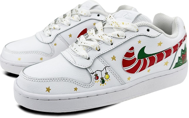 나이키 에버논 로우 '크리스마스 그라피티' (흰/빨/녹) AQ1775-100(Team叁-男款双钩圣诞S-BOX) Lookbook 나이키 에버논 로우 '크리스마스 그라피티' (흰/빨/녹) AQ1775-100(Team叁-男款双钩圣诞S-BOX)