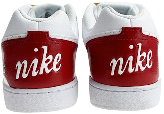 【定制球鞋】Nike EBERNON Low 是在玩鞋 禮盒 燈帶 聖誕 塗鴉 流淌 低幫 板鞋 男款 白紅綠 Purchase 【定制球鞋】Nike EBERNON Low 是在玩鞋 禮盒 燈帶 聖誕 塗鴉 流淌 低幫 板鞋 男款 白紅綠