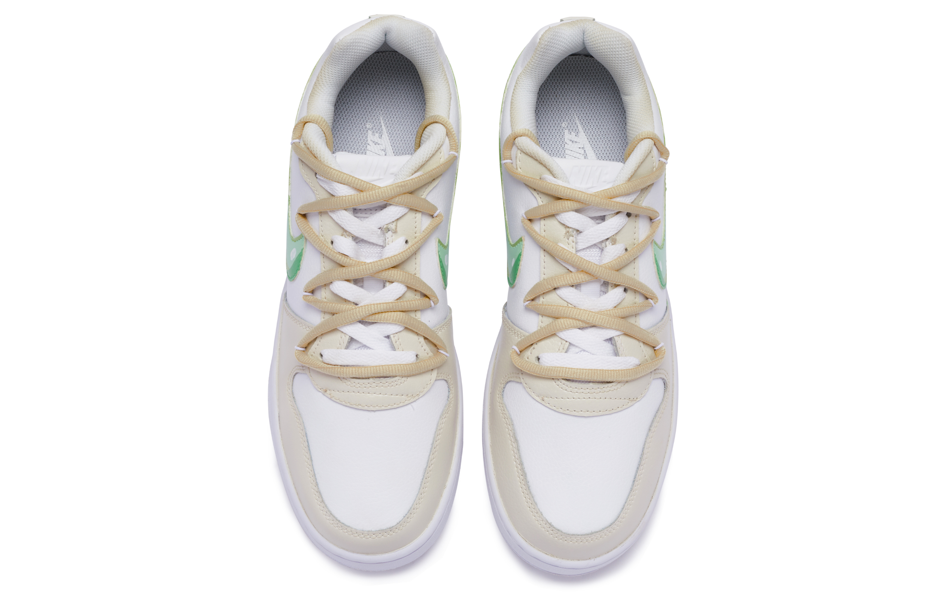 Shop [Kasut Custom] Nike Ebernon Low 'Groot Kuning Putih Hijau' AQ1775-100(TeamR-男款Groot)