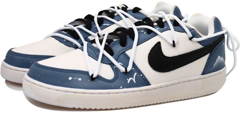 나이키 에버논 로우 '헤이즈 블루 잉크 스플래시' (커스텀) AQ1775-100(Team拾玖-新中式雾霾蓝S-BOX) Lookbook 나이키 에버논 로우 '헤이즈 블루 잉크 스플래시' (커스텀) AQ1775-100(Team拾玖-新中式雾霾蓝S-BOX)