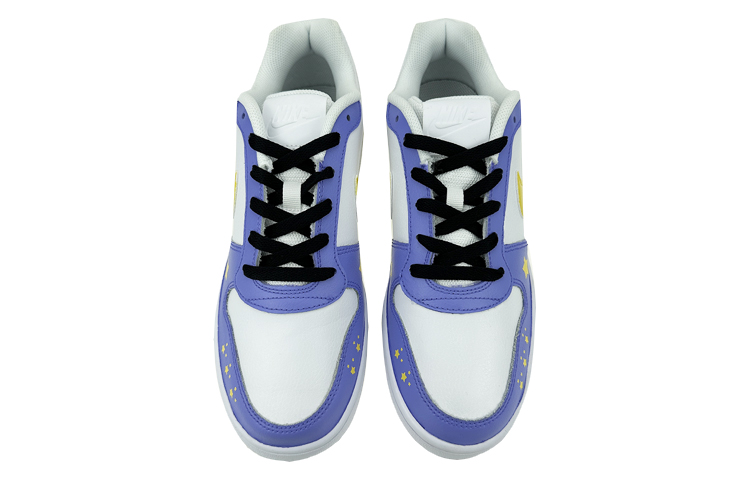 Shop 【定制球鞋】Nike EBERNON Low 是在玩鞋 低幫 禮盒 湖人 塗鴉洛杉磯 低幫 板鞋 男款 紫金