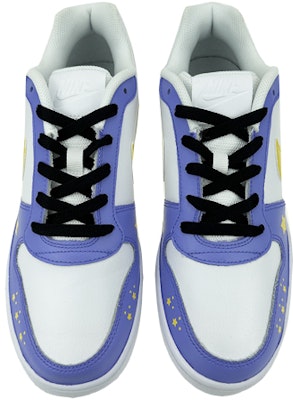 【定制球鞋】Nike EBERNON Low 是在玩鞋 低幫 禮盒 湖人 塗鴉洛杉磯 低幫 板鞋 男款 紫金 Shop 【定制球鞋】Nike EBERNON Low 是在玩鞋 低幫 禮盒 湖人 塗鴉洛杉磯 低幫 板鞋 男款 紫金