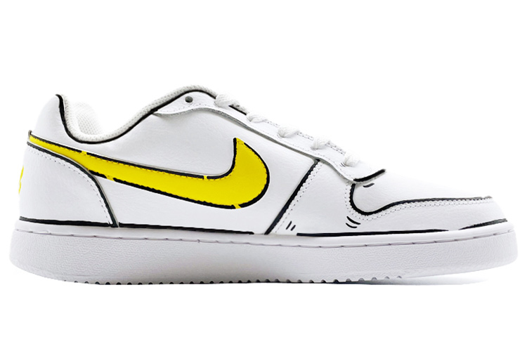 Order [Kasut Custom] Nike Ebernon Low 'Lunar Astronaut' AQ1775-100(Team40-男款太空人黄蓝)