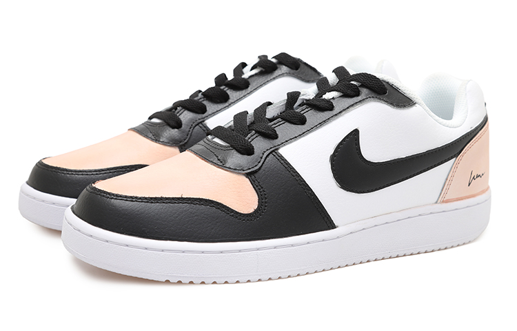 Lookbook Zapatillas Nike Ebernon Low 'Moca Negro-Blanco-Marrón' Personalizadas AQ1775-100(Team拾玖-微苦摩卡男S-BOX)
