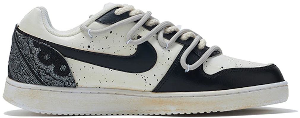 나이키 에버논 로우 '페이즐리 블랙 그레이' (커스텀) AQ1775-100(Team11-腰果花黑灰男S-BOX) Order 나이키 에버논 로우 '페이즐리 블랙 그레이' (커스텀) AQ1775-100(Team11-腰果花黑灰男S-BOX)