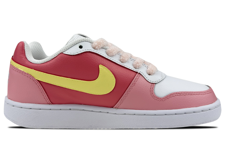 Order [Sepatu Custom] Nike Ebernon Low 'Grafiti Beruang Pink Kuning' AQ1775-100(Team叁-男款NE黄粉熊S-BOX)