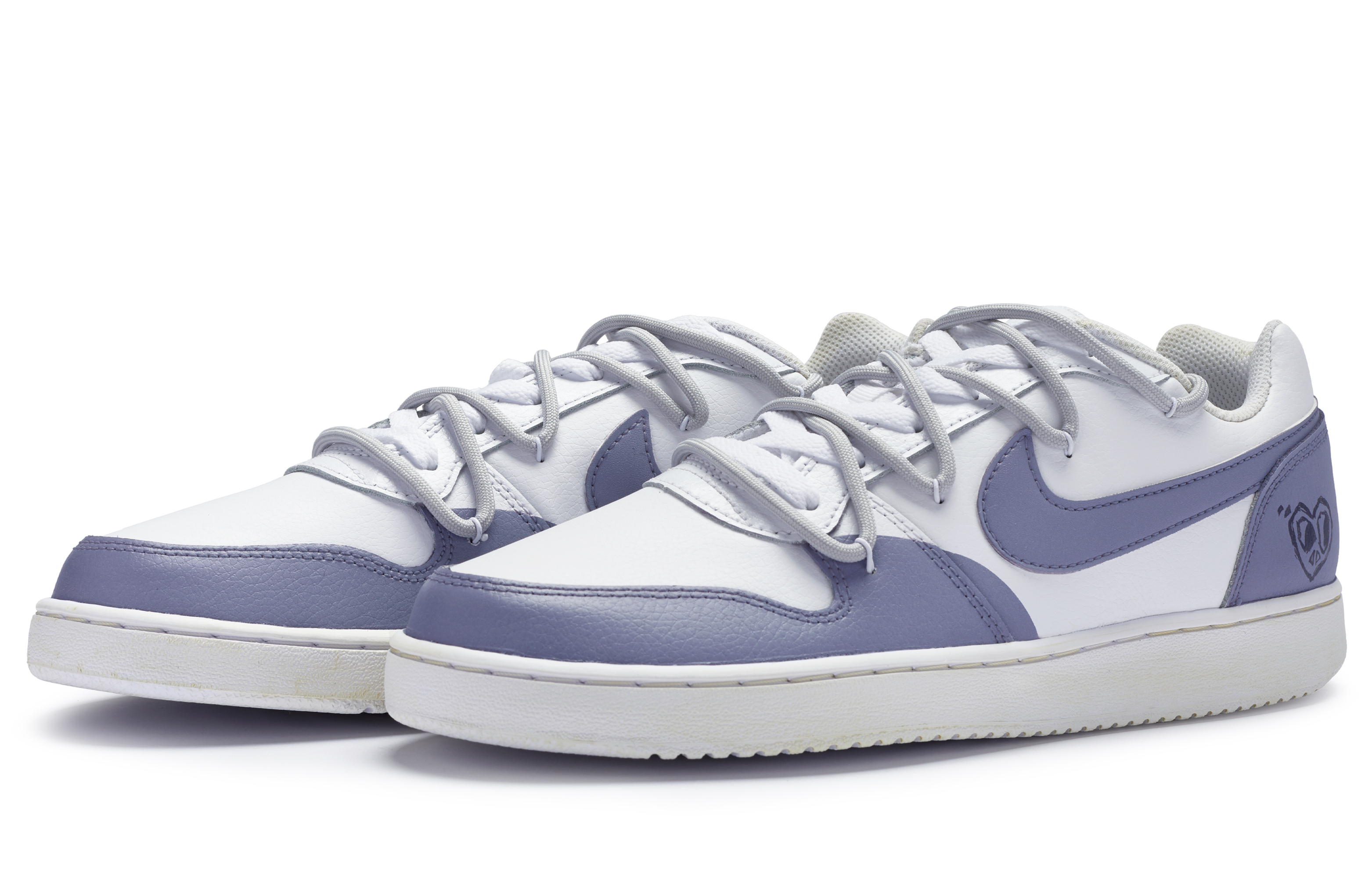 Lookbook ナイキ エバノン Low "浅草ハイストリート デコン" AQ1775-100(Team80-男款弦川白紫)