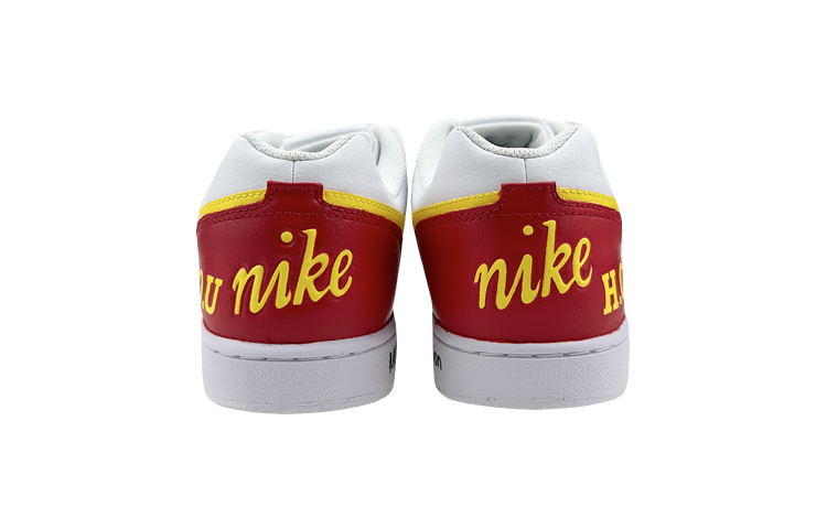 Purchase [Kasut Custom] Nike Ebernon Low 'Rocket Graffiti Putih Merah Kuning' AQ1775-100(Team叁-男款NE火箭QD)