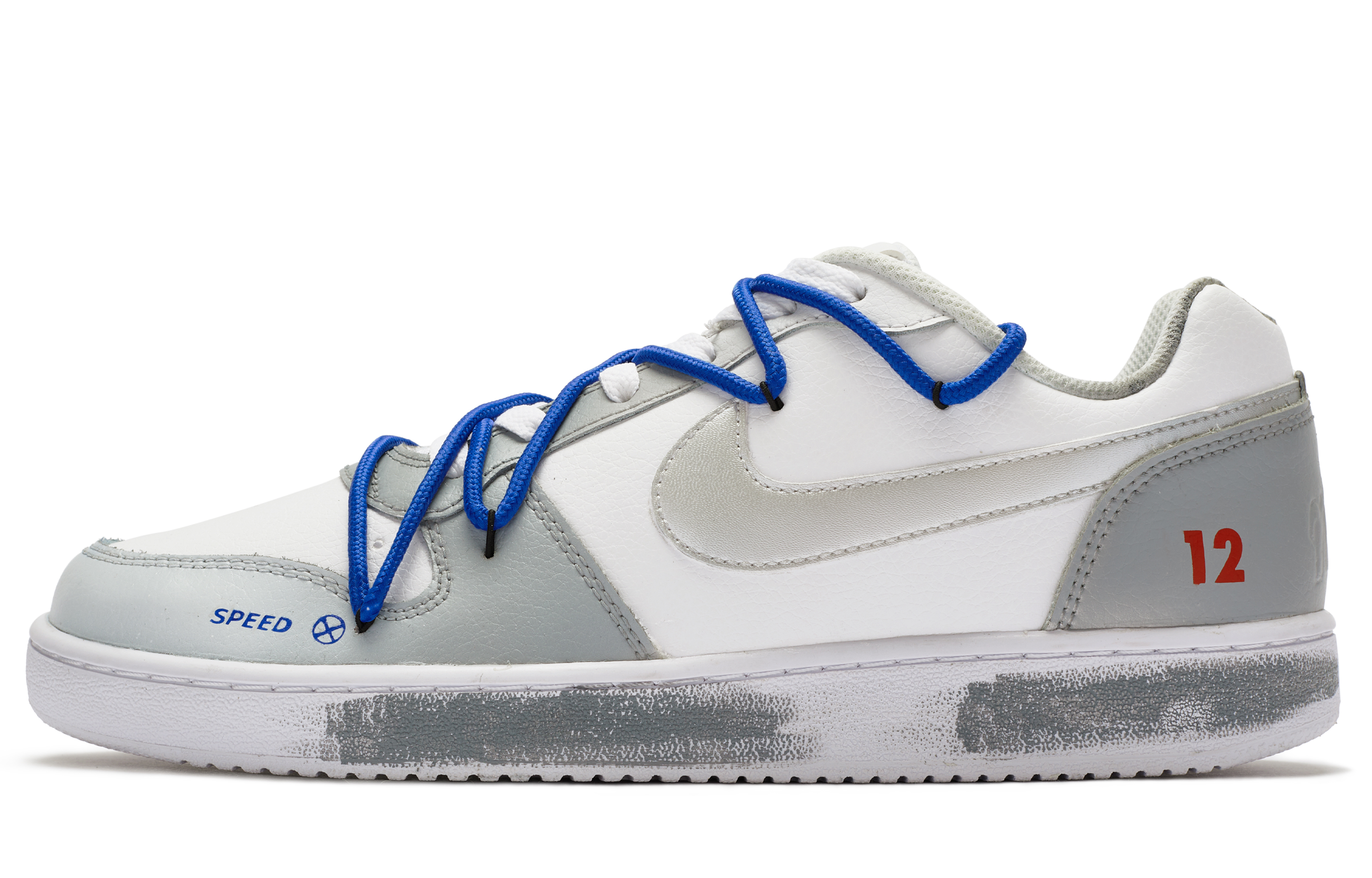 [Custom Shoes] Nike Ebernon Low 'Silver Arrow'