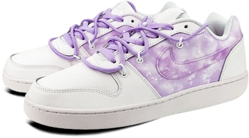 【定制球鞋】Nike EBERNON Low 是在玩鞋 禮盒 漸變 解構 簡約 夢幻 低幫 板鞋 男款 白紫 Lookbook 【定制球鞋】Nike EBERNON Low 是在玩鞋 禮盒 漸變 解構 簡約 夢幻 低幫 板鞋 男款 白紫