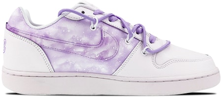 【定制球鞋】Nike Ebernon Low 是在玩鞋 低幫 漸變 解構 簡約 夢幻 板鞋 男款 白紫 Order 【定制球鞋】Nike Ebernon Low 是在玩鞋 低幫 漸變 解構 簡約 夢幻 板鞋 男款 白紫