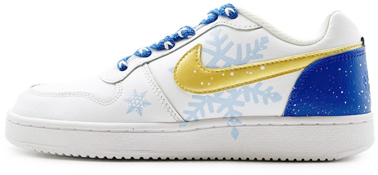 custom-shoes-nike-ebernon-low-winter-snowflake-white-blue-gold