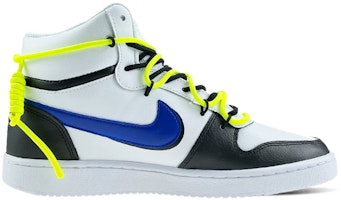 【定制球鞋】Nike EBERNON 中筒 线条 远山 解构 时尚潮流 中帮 板鞋 男款 灰藍黑 Order 【定制球鞋】Nike EBERNON 中筒 线条 远山 解构 时尚潮流 中帮 板鞋 男款 灰藍黑