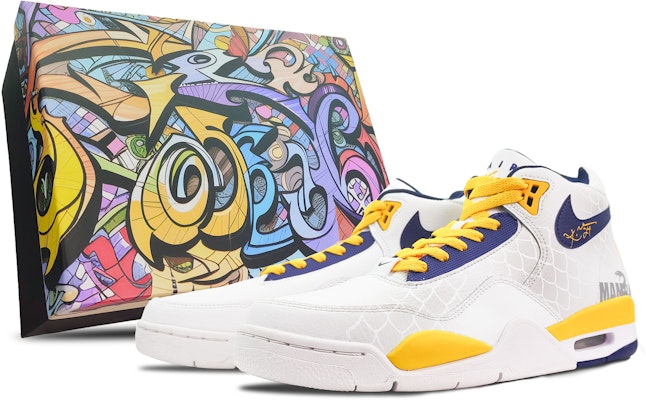 【訂製球鞋】Nike Flight Legacy 黑曼巴禮盒 蛇鱗 致敬科比 24號 減震防滑耐磨 中筒 復古籃球鞋 男款 白藍 Buy 【訂製球鞋】Nike Flight Legacy 黑曼巴禮盒 蛇鱗 致敬科比 24號 減震防滑耐磨 中筒 復古籃球鞋 男款 白藍