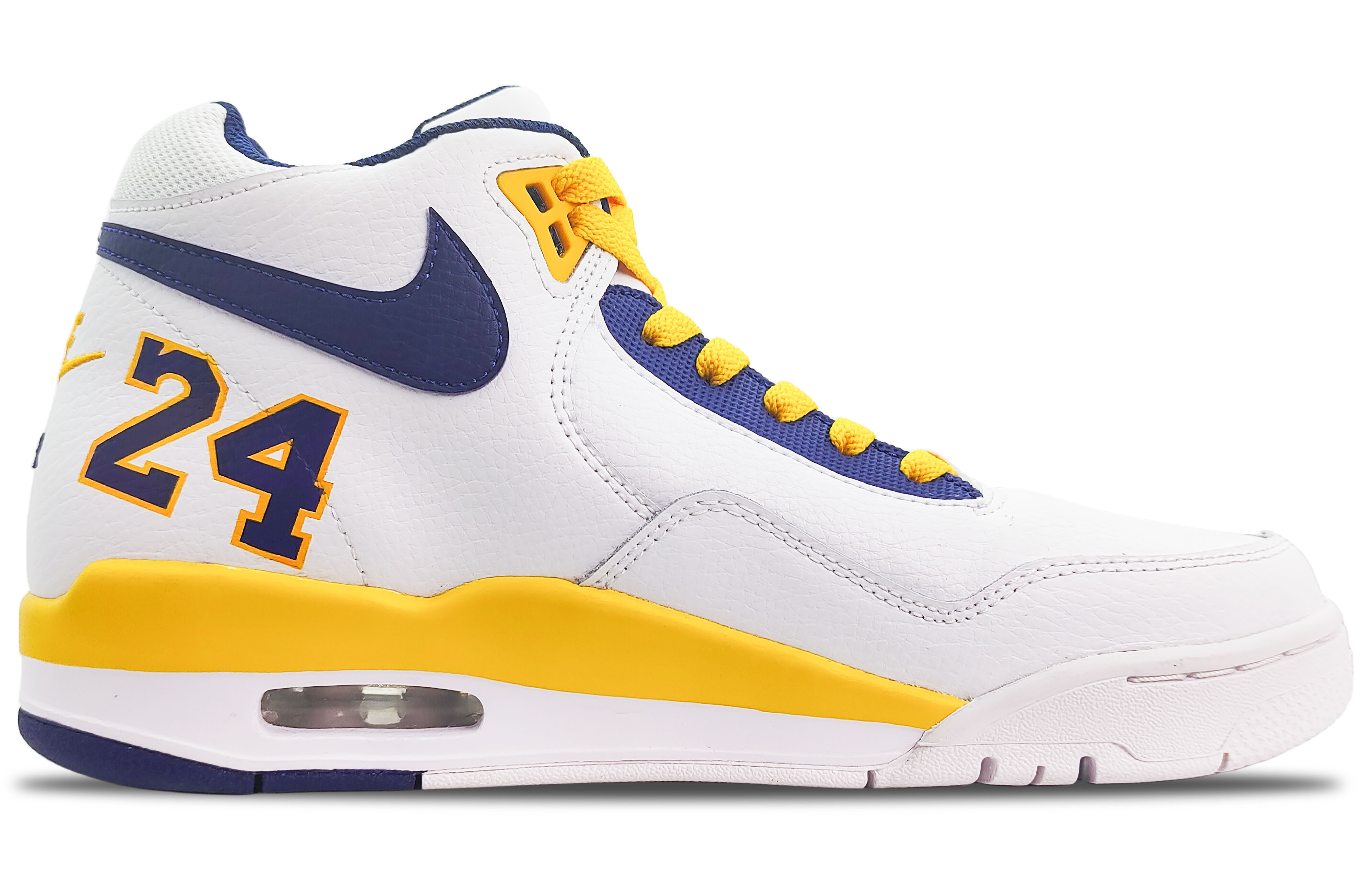 [Custom Shoes] Nike Flight Legacy 'Black Mamba Tribute - White Blue' 圖 3