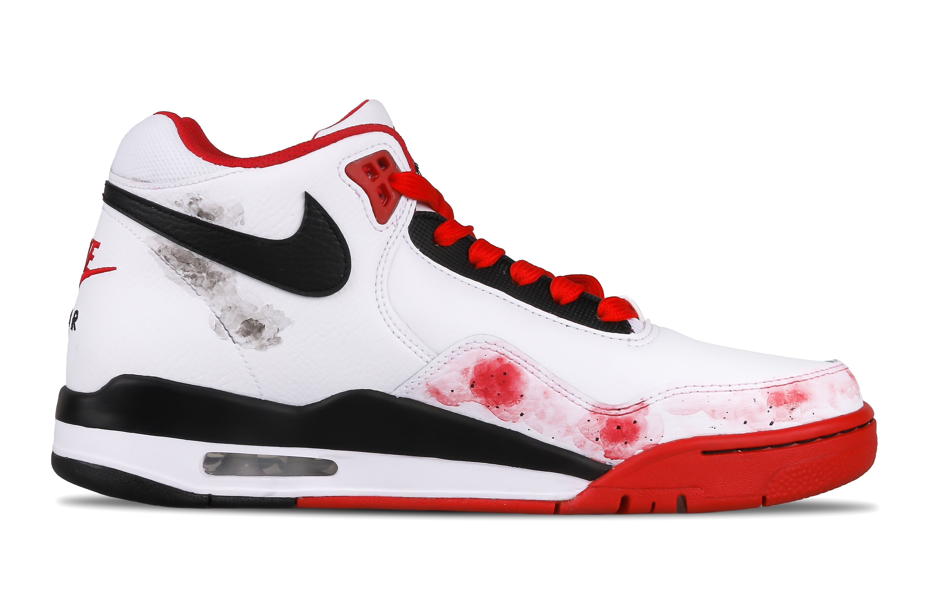 [Custom Shoes] Nike Flight Legacy 'Black Red Fortune Dragon' 圖 3