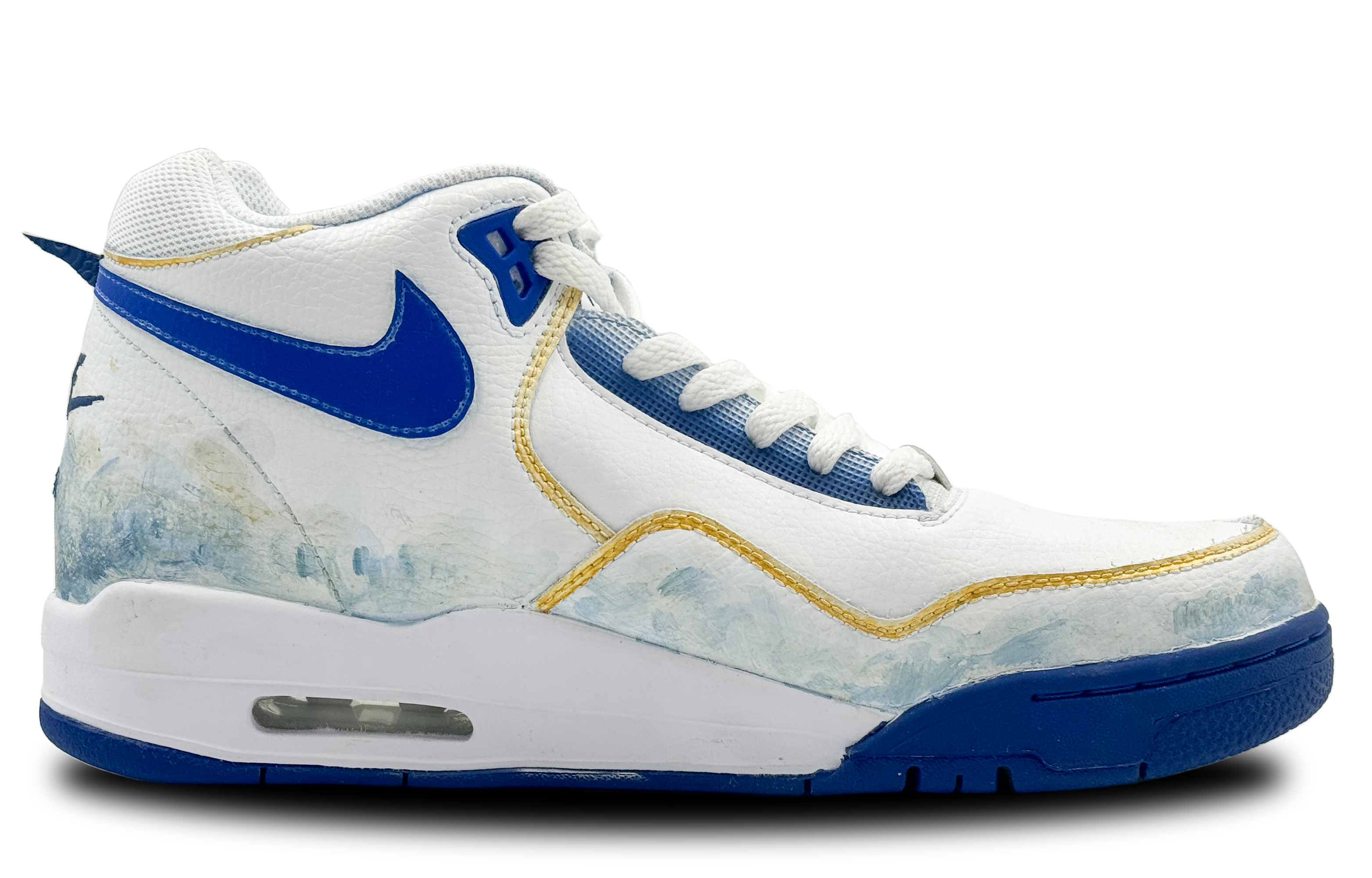 [Custom Shoes] Nike Flight Legacy 'Blue Chinese Inspired' 圖 3