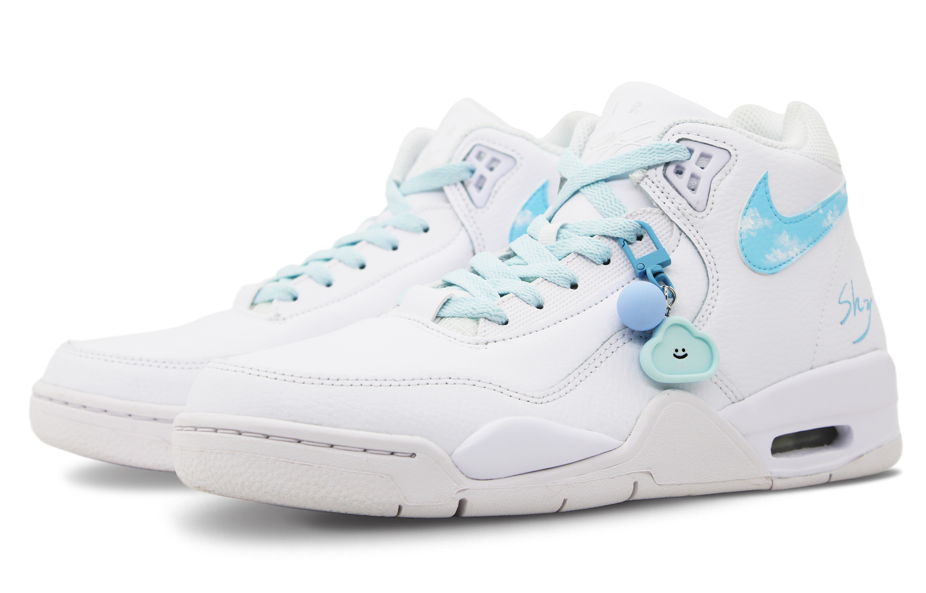 Shop [カスタムシューズ] ナイキ フライトレガシー 'ブルースカイコミックス' BQ4212-101(Team65-白云SKY)